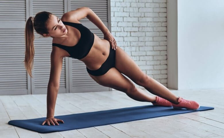 Side Plank zur Stärkung der Rückenmuskulatur