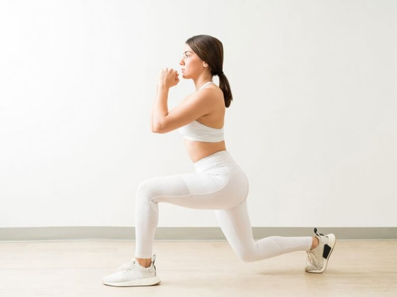 Po Übungen: Lunges in Deinem Po-Workout