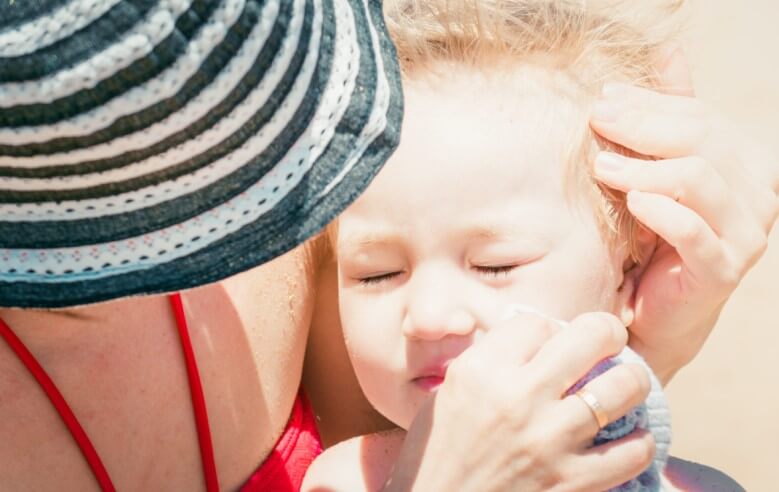 Sonnenstich und Kinder