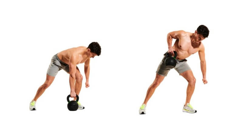 Kettlebell Übungen: Kettensäge