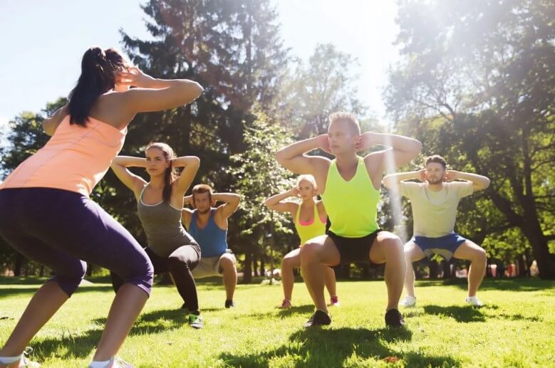 Fitnesstrends 2024: Biophilie Übungen